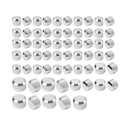 Chrome Engine Topper Screw Bolt Cap Kit for Harley Twin Cam Softail (2000-06)