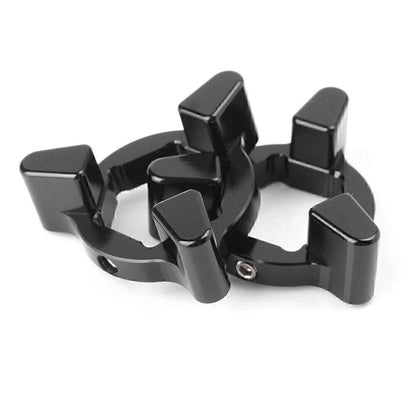 22mm Front Anodized Preload Adjusters for Universal Black Motor