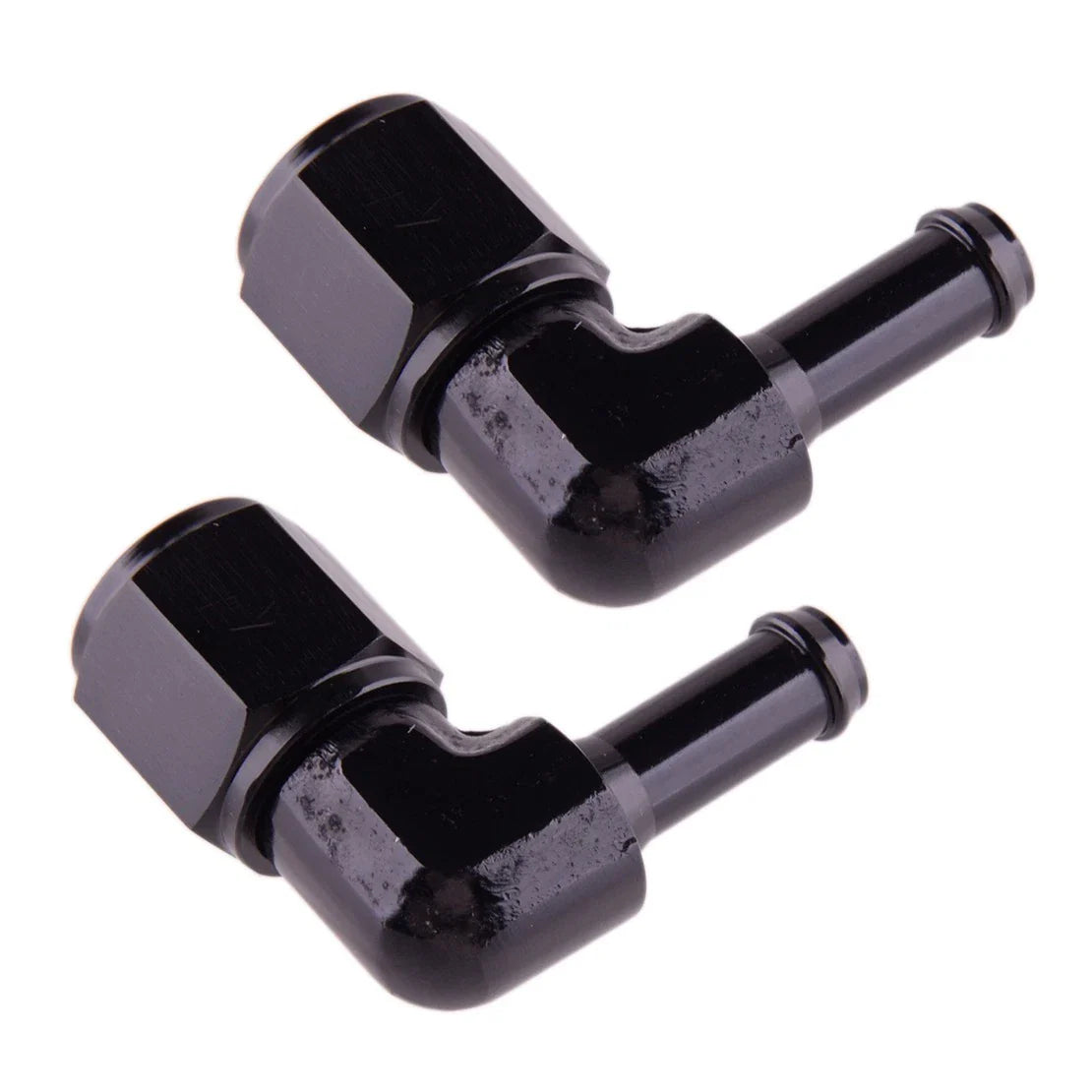 Hot 2 x 6AN Female to 3/8 & 5/16 Barb Fitting Adapter for Swivel Aluminum