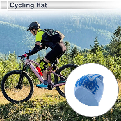 Cycling Hat for Universal Fit (24x22cm) - Light Blue, Breathable