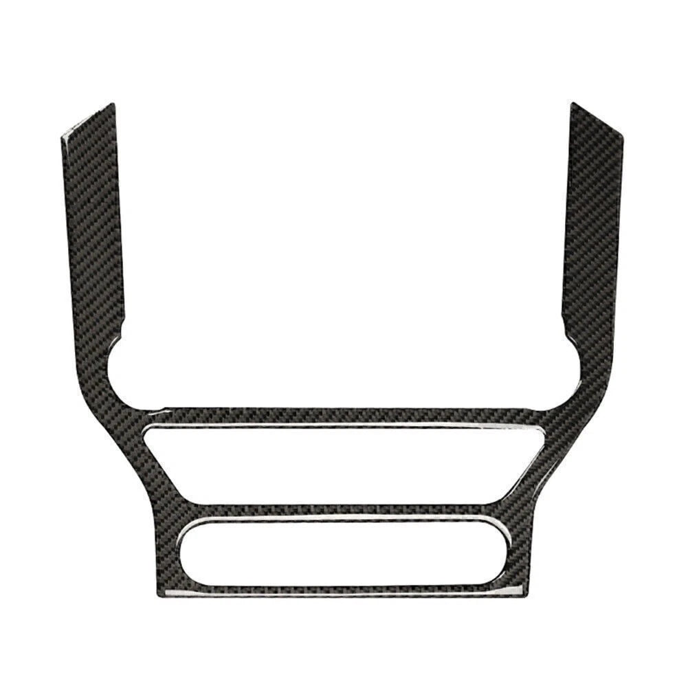 Carbon Fiber Multi-media Console Trim Cover for Ford Mustang (2015–2019)