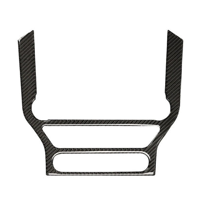 Carbon Fiber Multi-media Console Trim Cover for Ford Mustang (2015–2019)