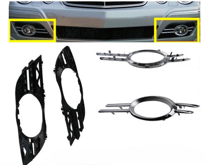 Fog Light Trim Set for Mercedes Benz E350 E550 (2007–2009)