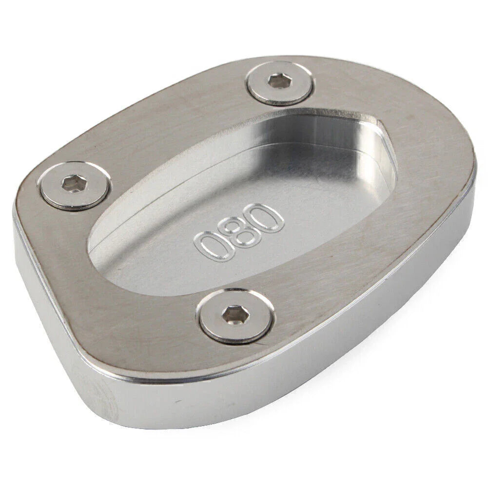 Kickstand Side Stand Enlarger Plate for Speed Twin 1200 (2019-2021) Silver