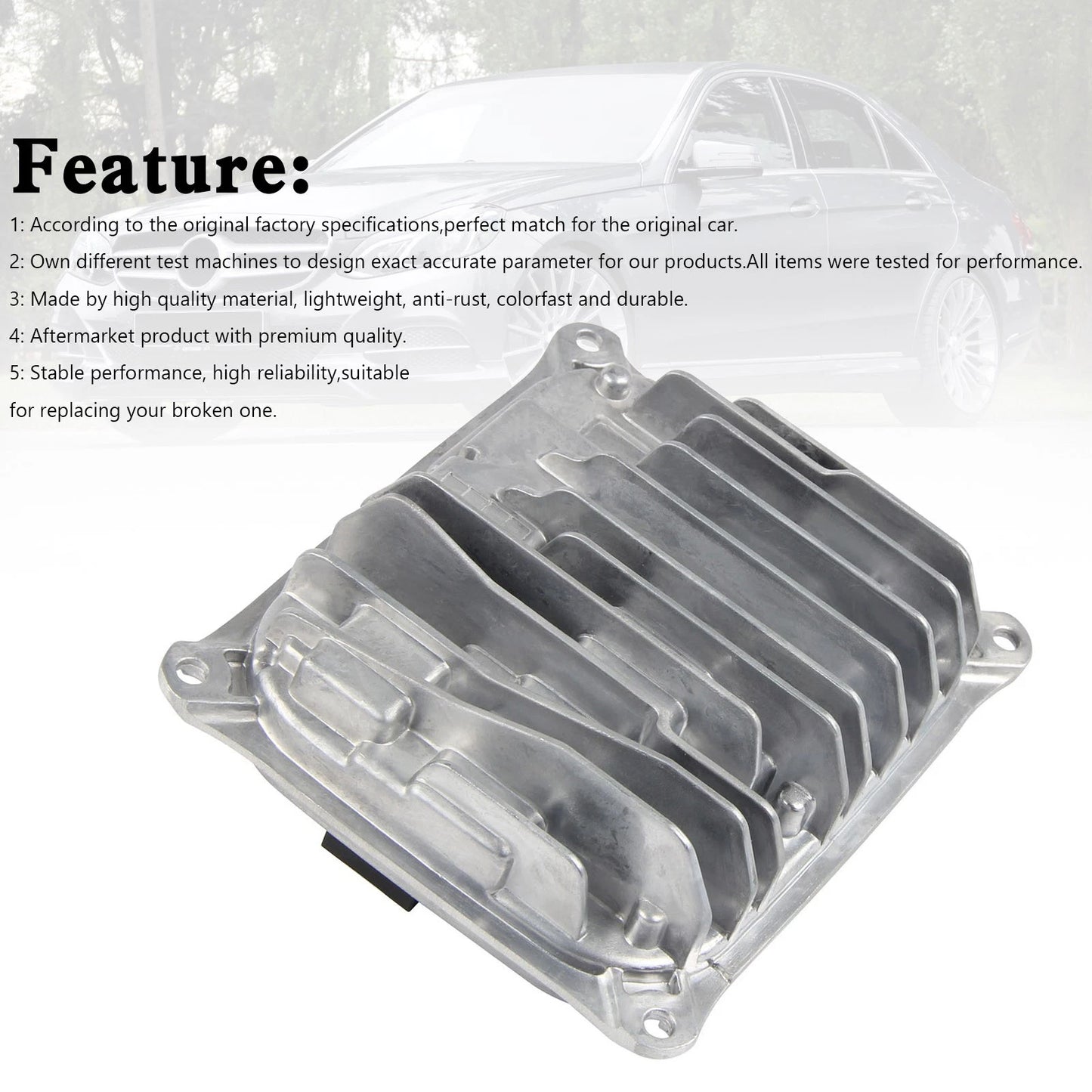 LED Ballast Control Unit A2129005324 for Mercedes W212 E Class (2009–2016)