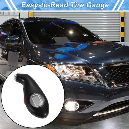 Tire Pressure Gauge 0-140psi with LED Lights for Tires