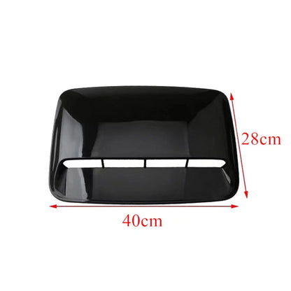 Glossy Black Air Flow Intake Hood Scoop Vent Cover for Car (No Year Specified)