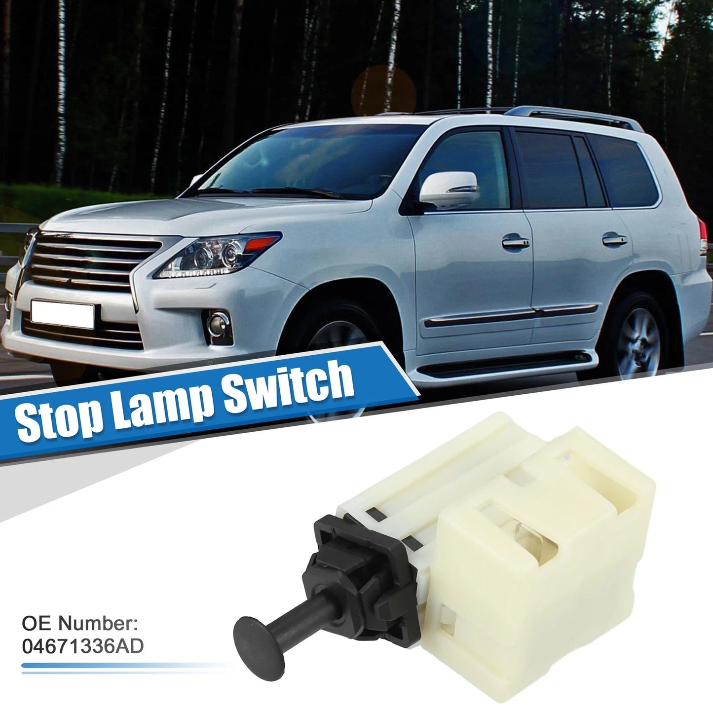 Stop Lamp Switch for Dodge Grand Caravan (2008–2020) No. 04671336AD