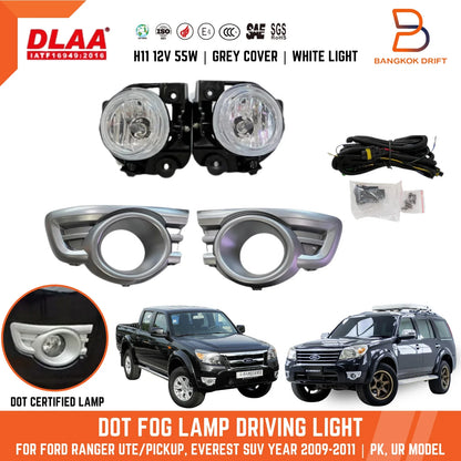 Fog Lamp Driving Light Cover for Ford Ranger Ute (2009-2011)