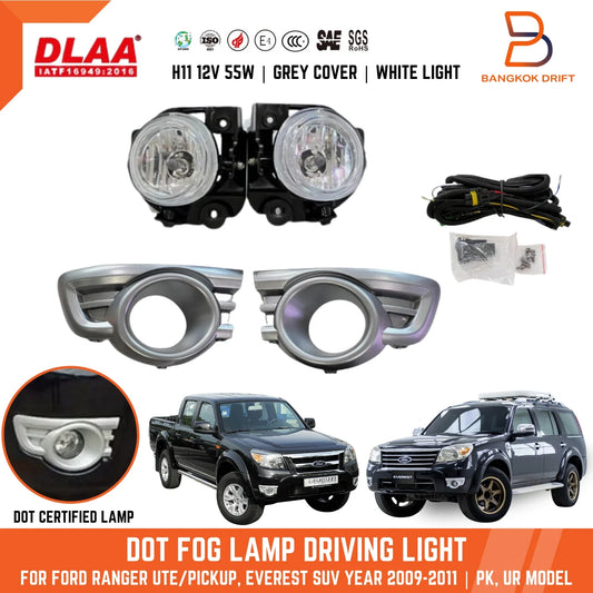 Fog Lamp Driving Light Cover for Ford Ranger Ute (2009-2011)