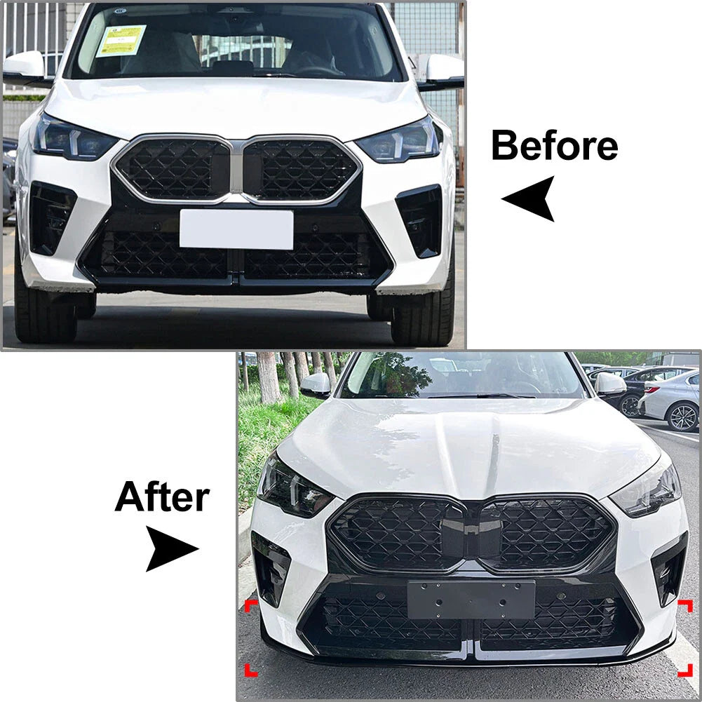 Front Bumper Splitter Spoiler Lip for BMW X2 M Sport (2023-2025)