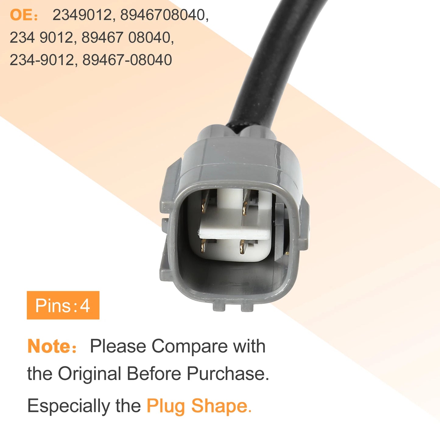 Upstream Oxygen Sensor for Toyota Sienna (2004–2010) 89467-08040