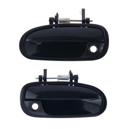 2 x Front Left & Right Outer Door Handle Black for Honda Civic EK (1996–2000)