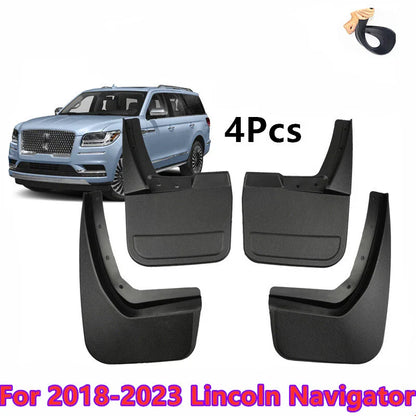 4Pcs Splash Fender Guards Mud Flaps for Lincoln Navigator (2018–2024)