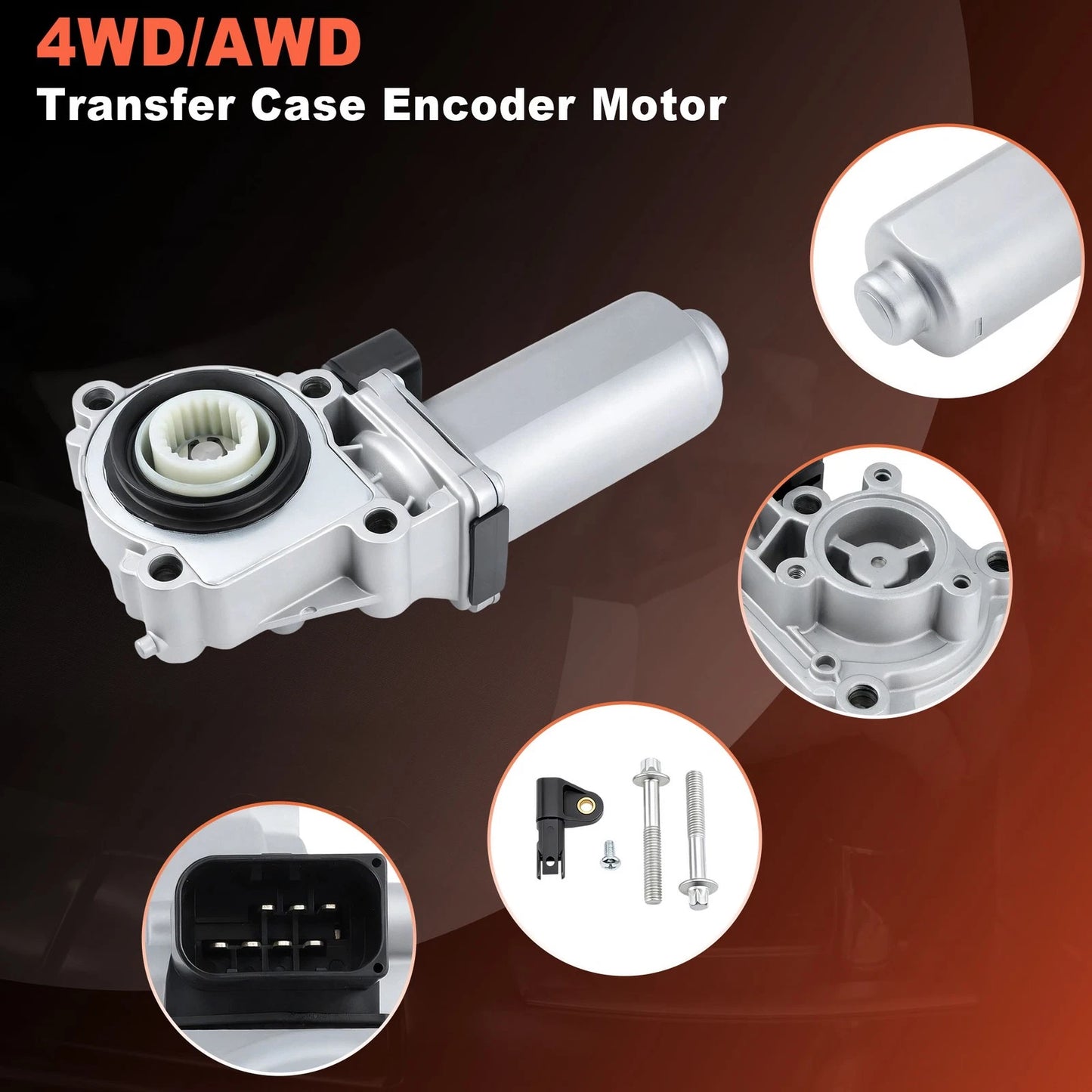 Transfer Case Shift Motor 600-932 for BMW X3 (2004–2010), X5 (2004–2013), X6