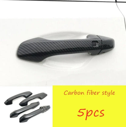 External Door Handle Cover Carbon Fiber Style for Kia Forte Cerato K3 (2019–2021)