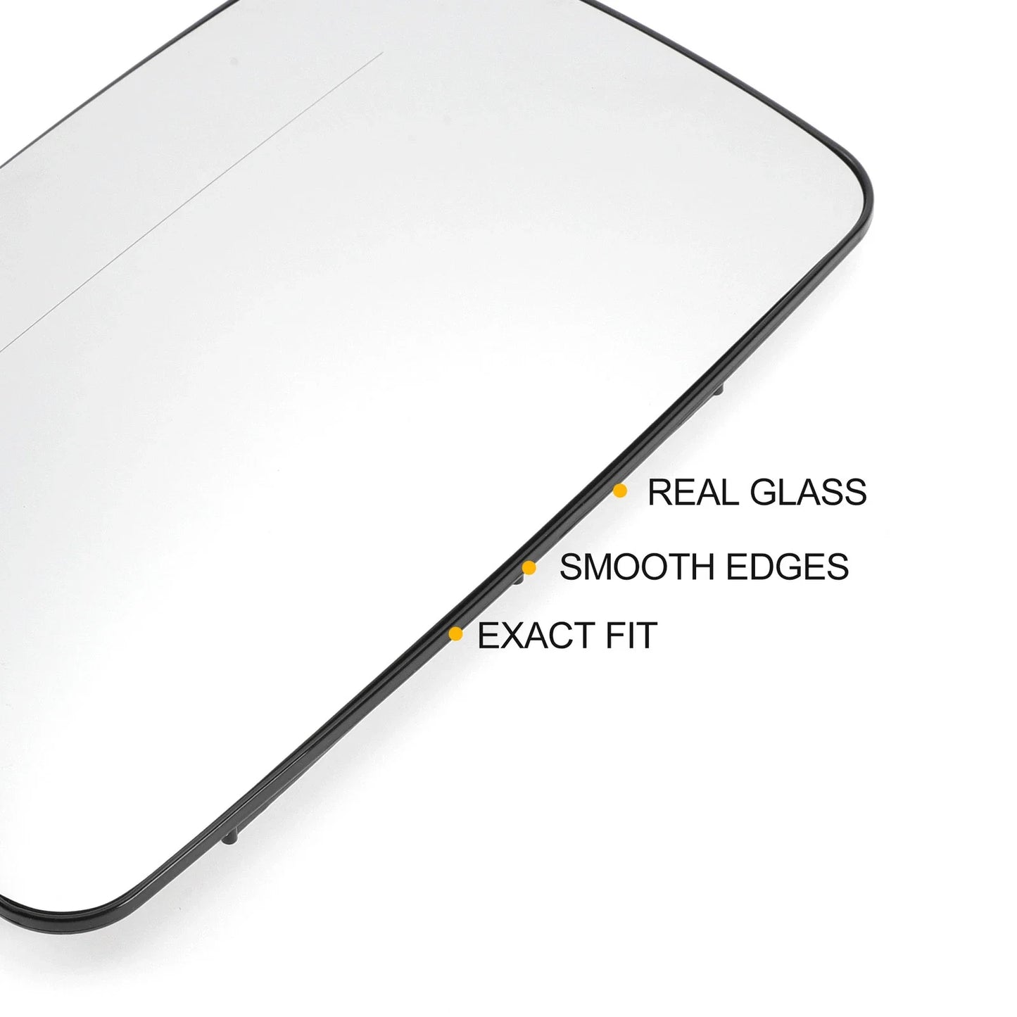 Left Upper White Mirror Glass with Back Heated for Mercedes Sprinter (1995-2006)