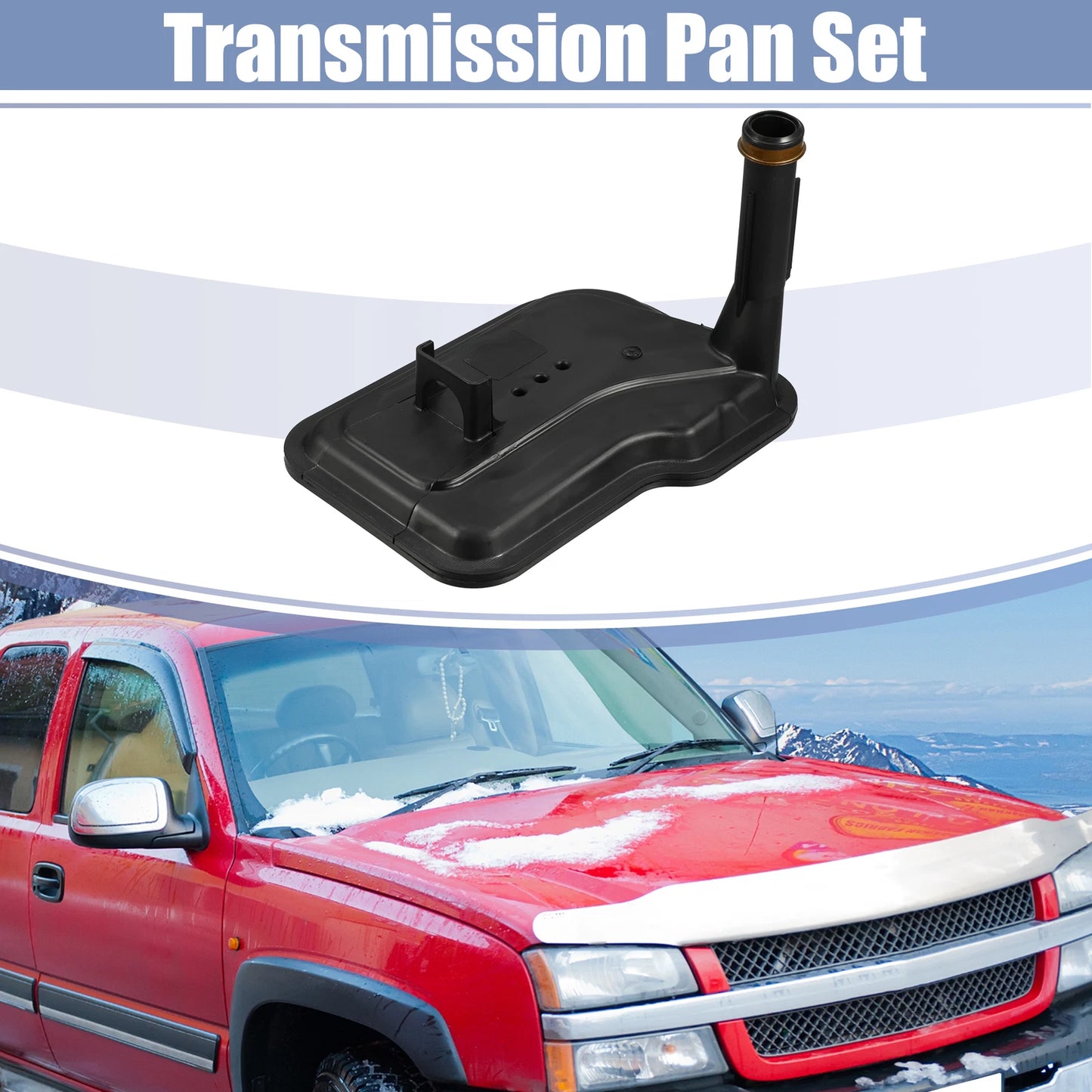 Transmission Filter Oil Pan for Chevrolet Silverado 1500 (2008–2016) 24236933