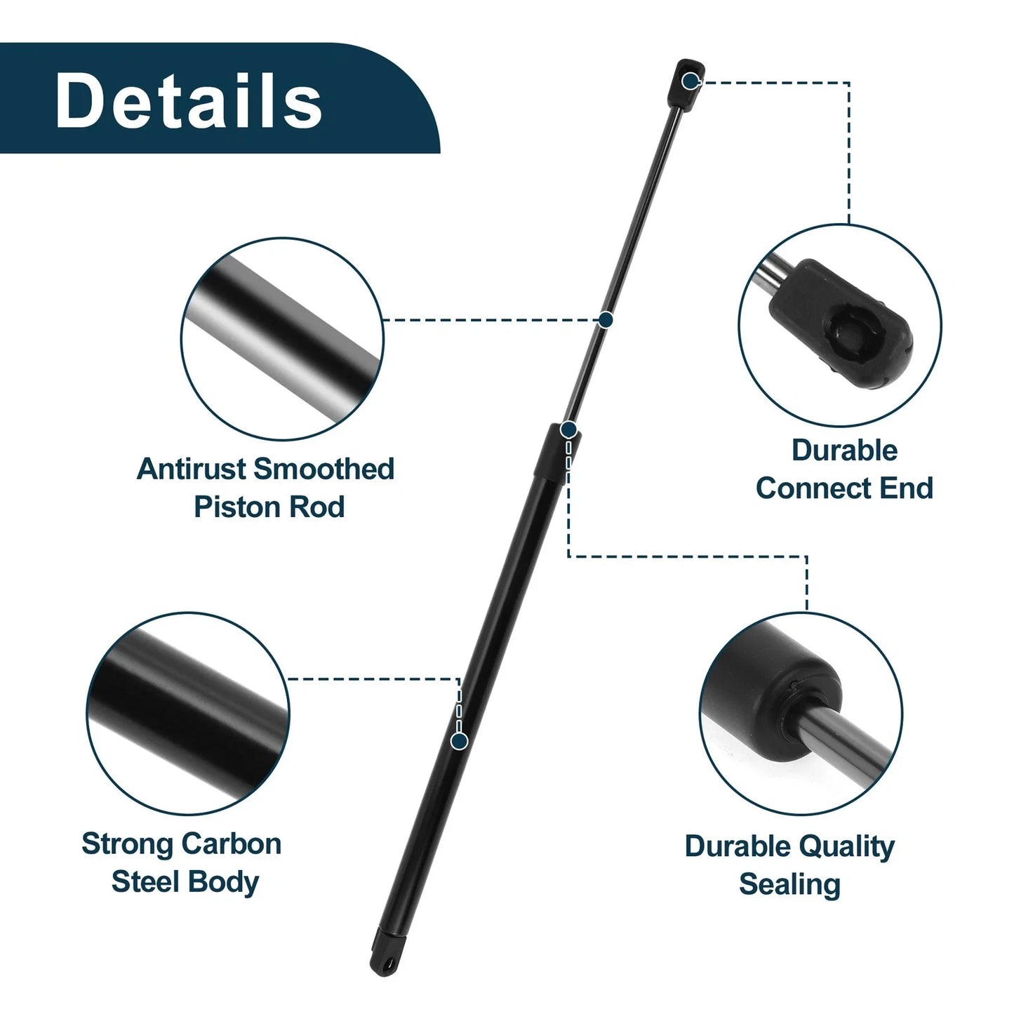 Hood Lift Supports Struts for Porsche 924 (1977-1982)