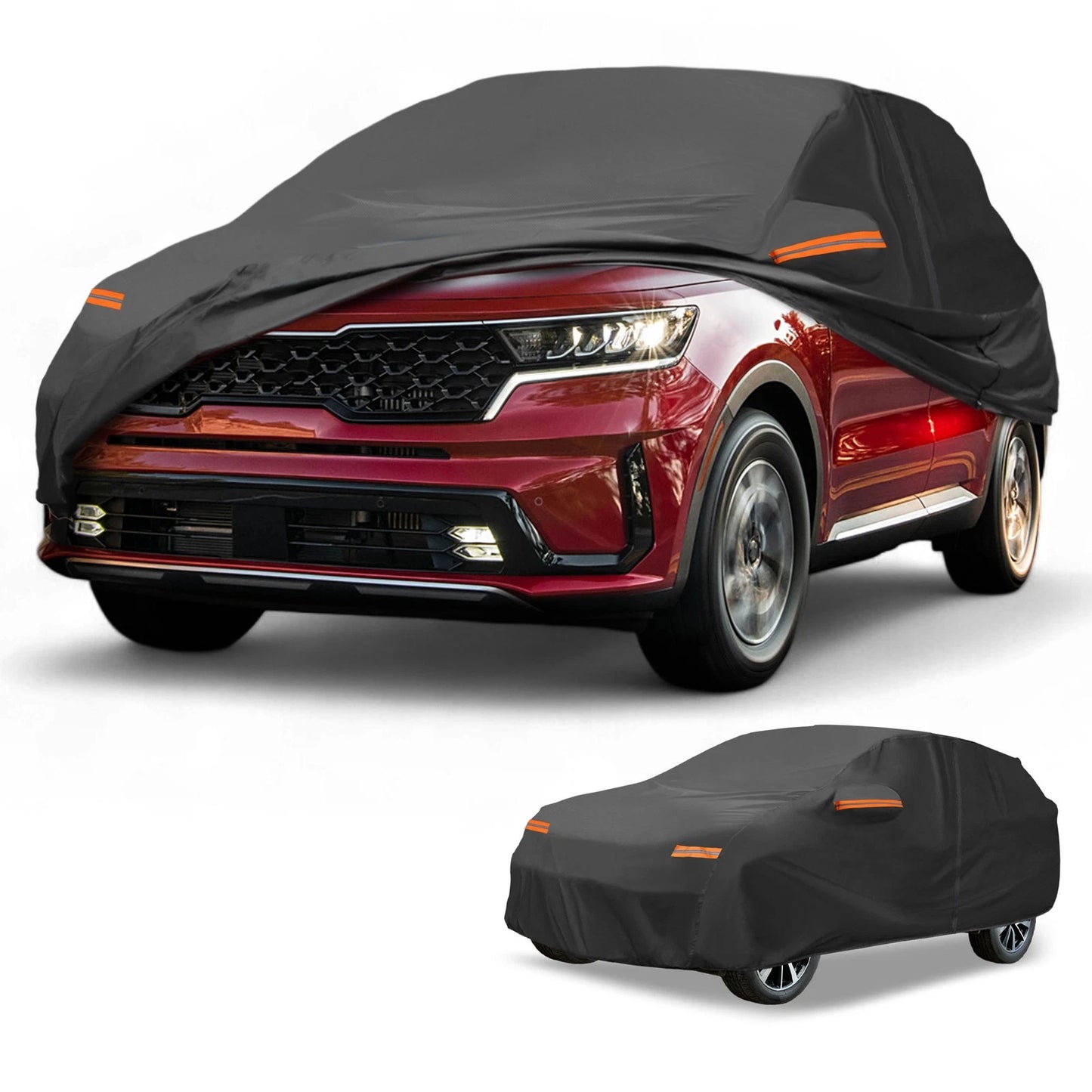 Waterproof Car Cover for Kia Sorento (190T-PU, Black)