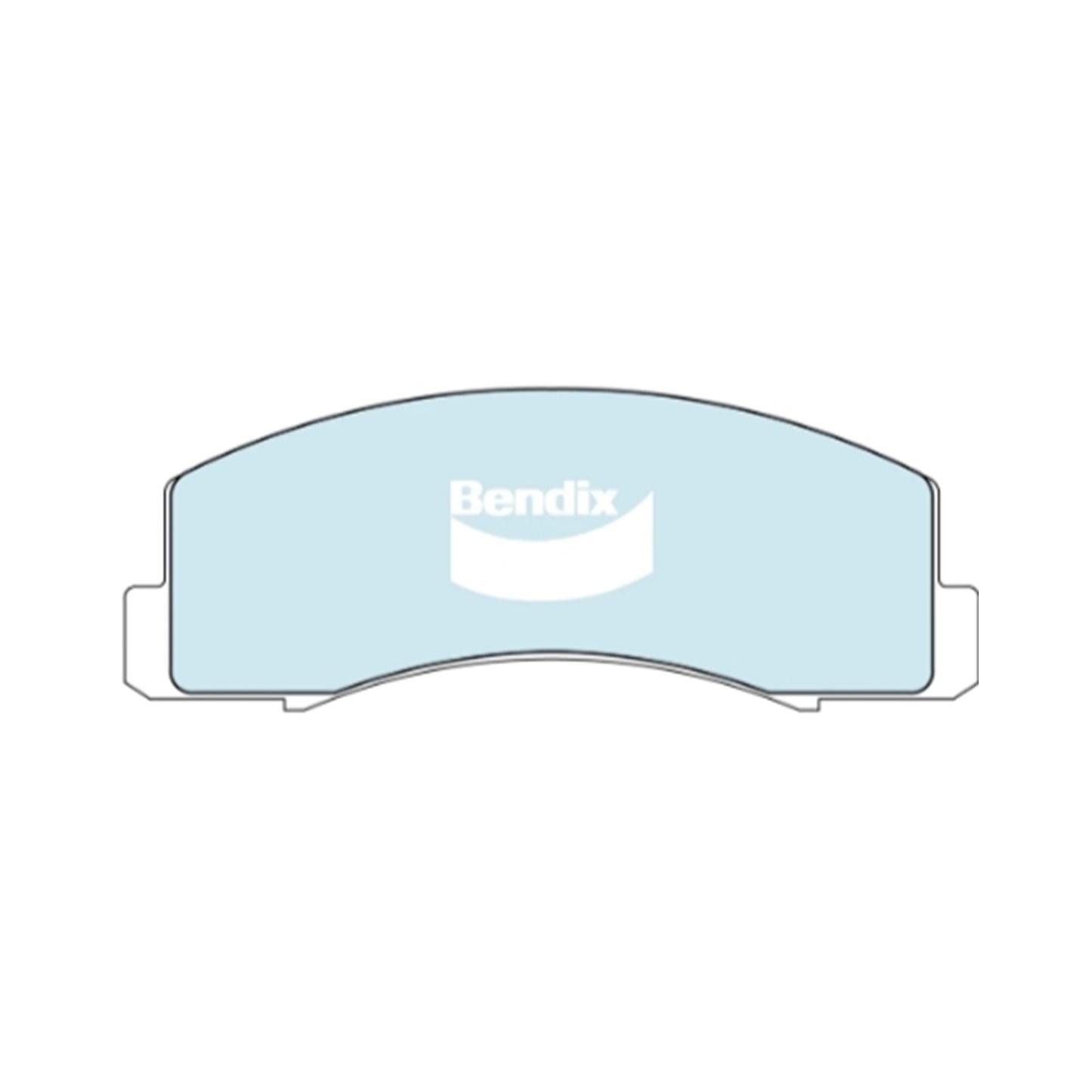 Set of 4 Front Disc Brake Pads for Toyota Camry (1987–1992)