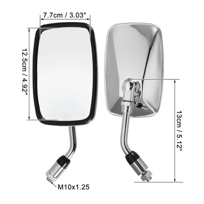 1 Pair 10mm Rearview Side Mirrors for Honda CB400SF (1992–2007)