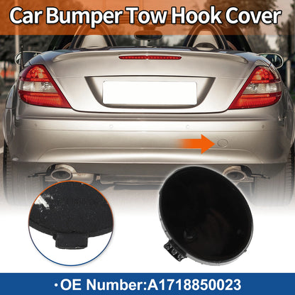 Rear Side Bumper Tow Hook Cover for Mercedes-Benz (2005–2015) No.A1718850023 Black