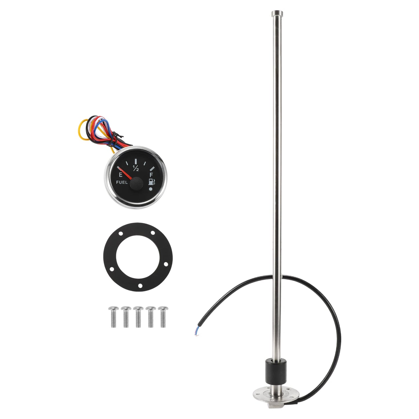 Fuel Sending Unit and Gauge Kit 240-33 Ohm 610mm for Boat Car Truck