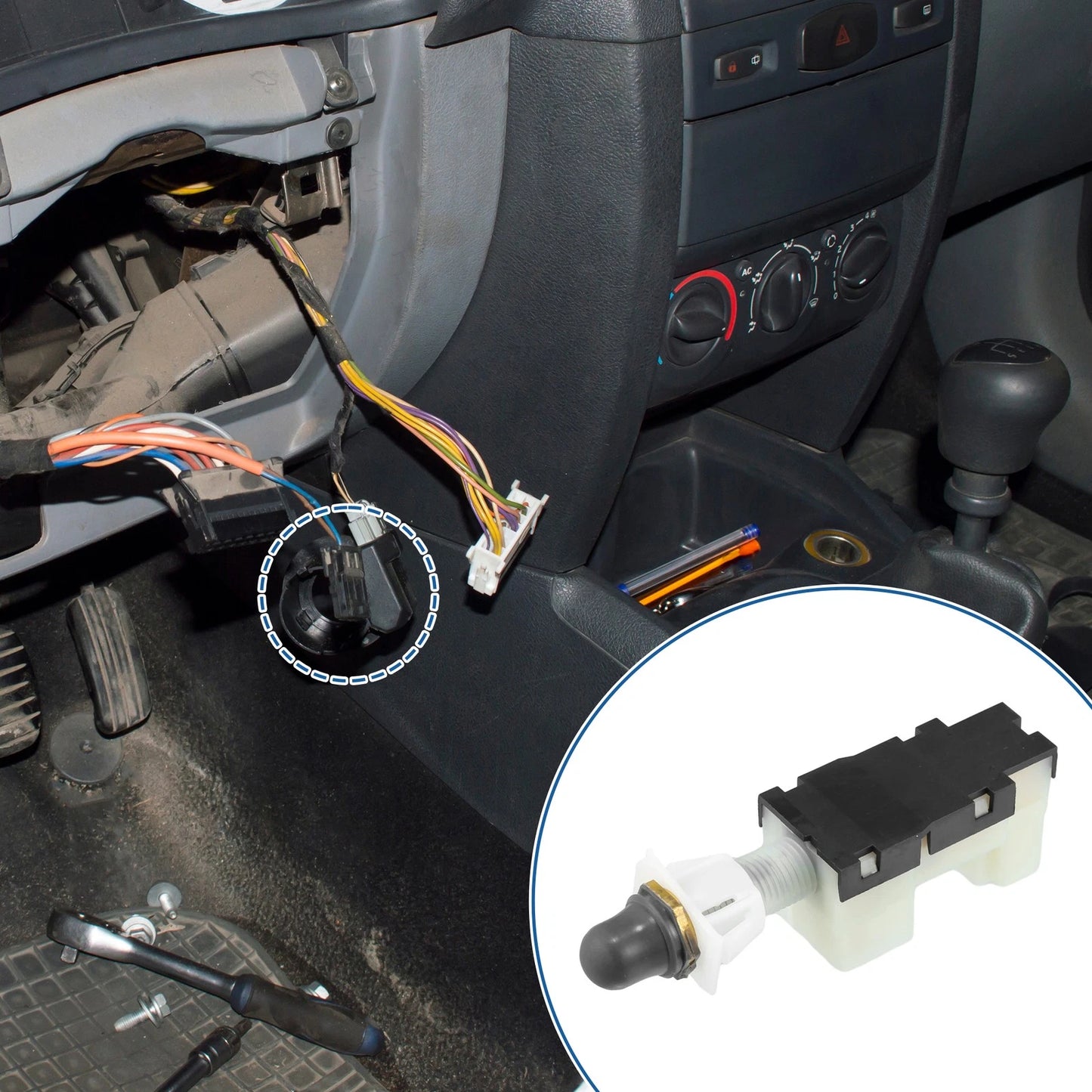 Stop Lamp Switch for Chevrolet P30 (1994–1999) No. 25523463