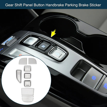 Gear Shift Panel Button Handbrake Parking Brake Sticker for Hyundai (2015-2020)