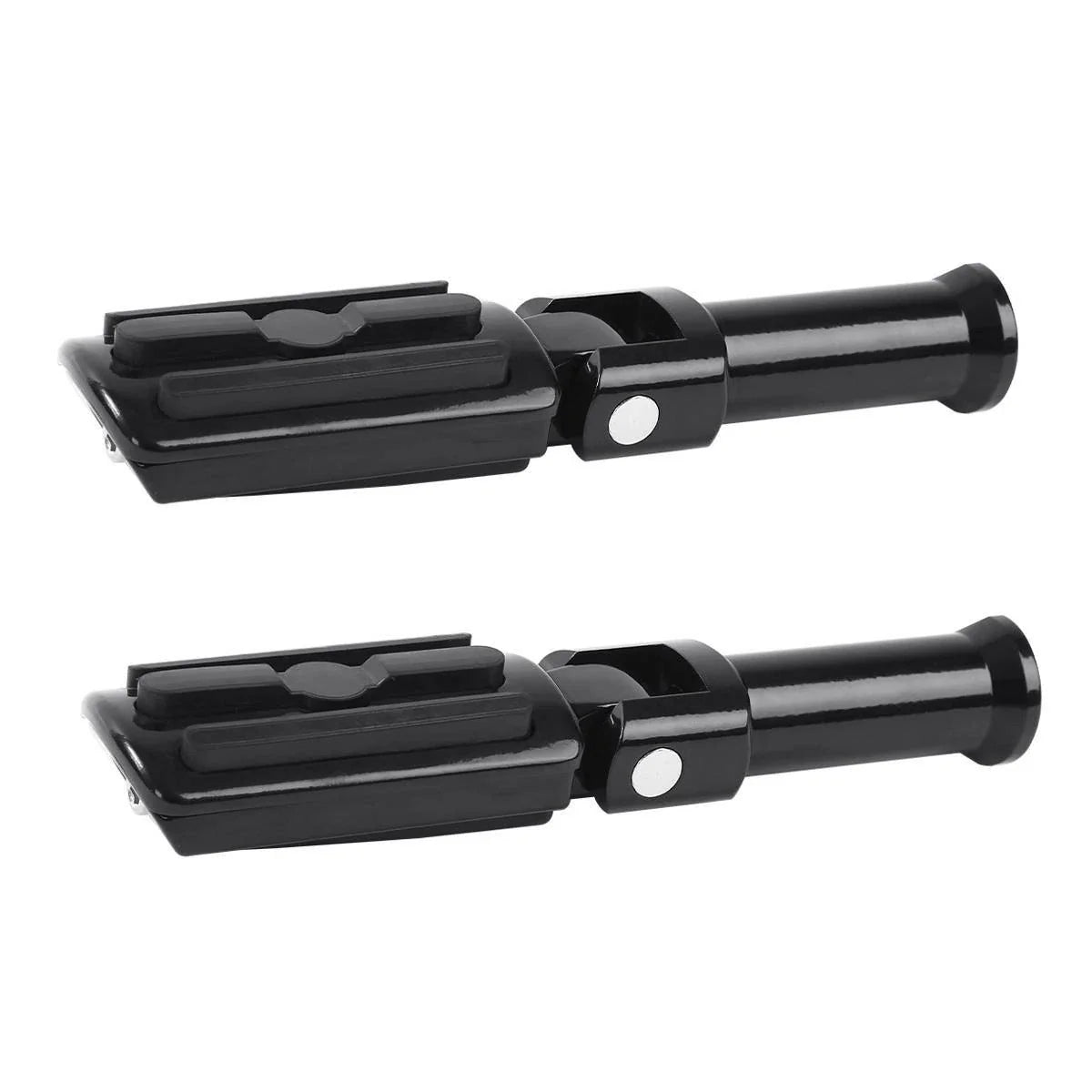 Black Rear Footpegs for Harley Softail Deluxe Slim FXDR (2018-2025)