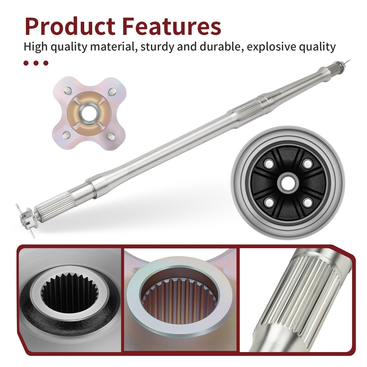 Rear Drive Axle Shaft for Yamaha