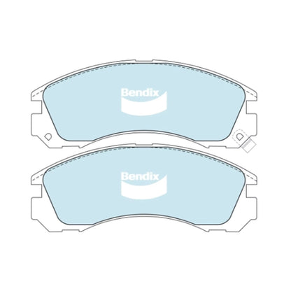 Set of 4 Bendix HD Front Disc Brake Pads for Mitsubishi Legnum (1996–2002)