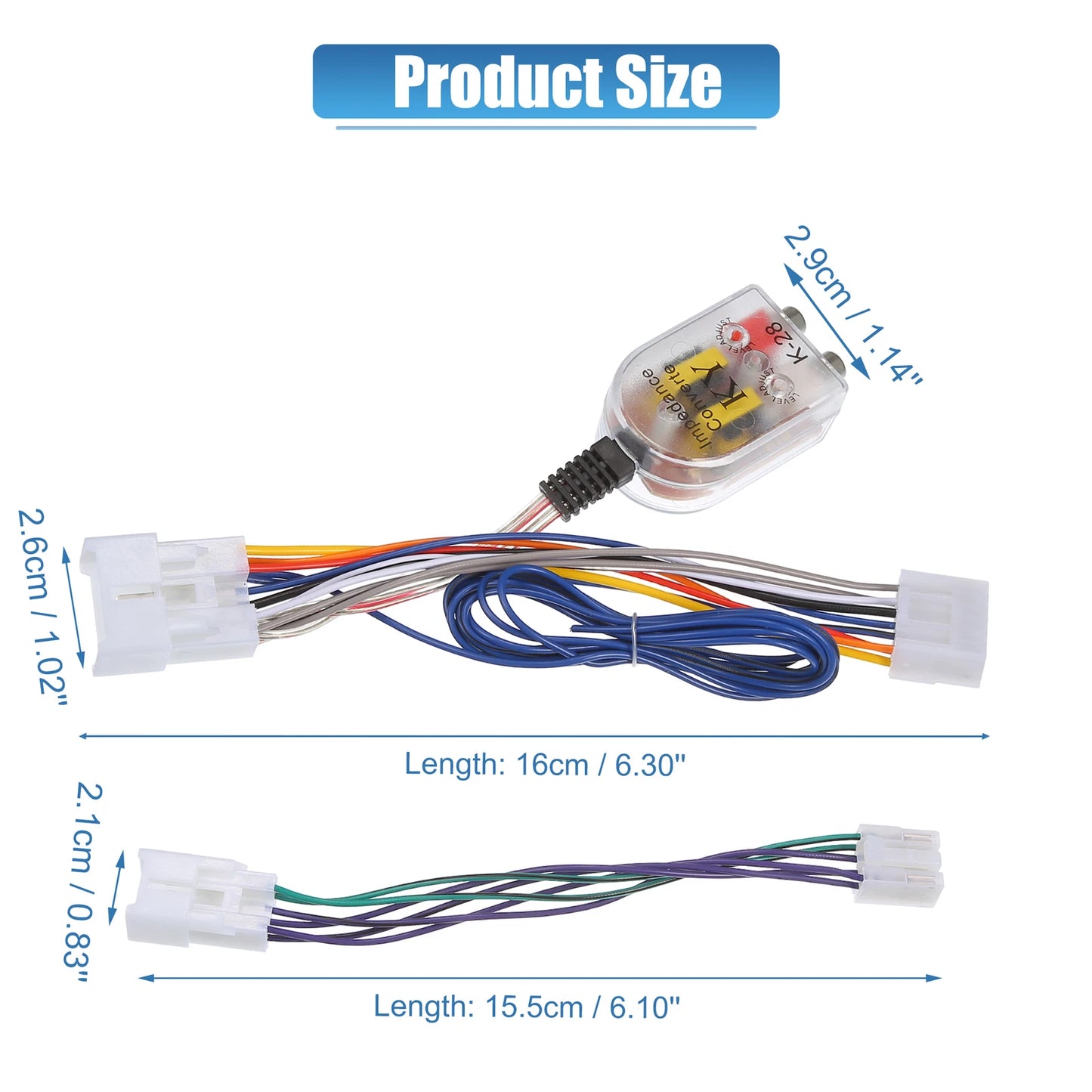Set of 1 Radio Amp Subwoofer Amplifier Plug Play Wire Harness for Toyota Pickup (1989–1995)