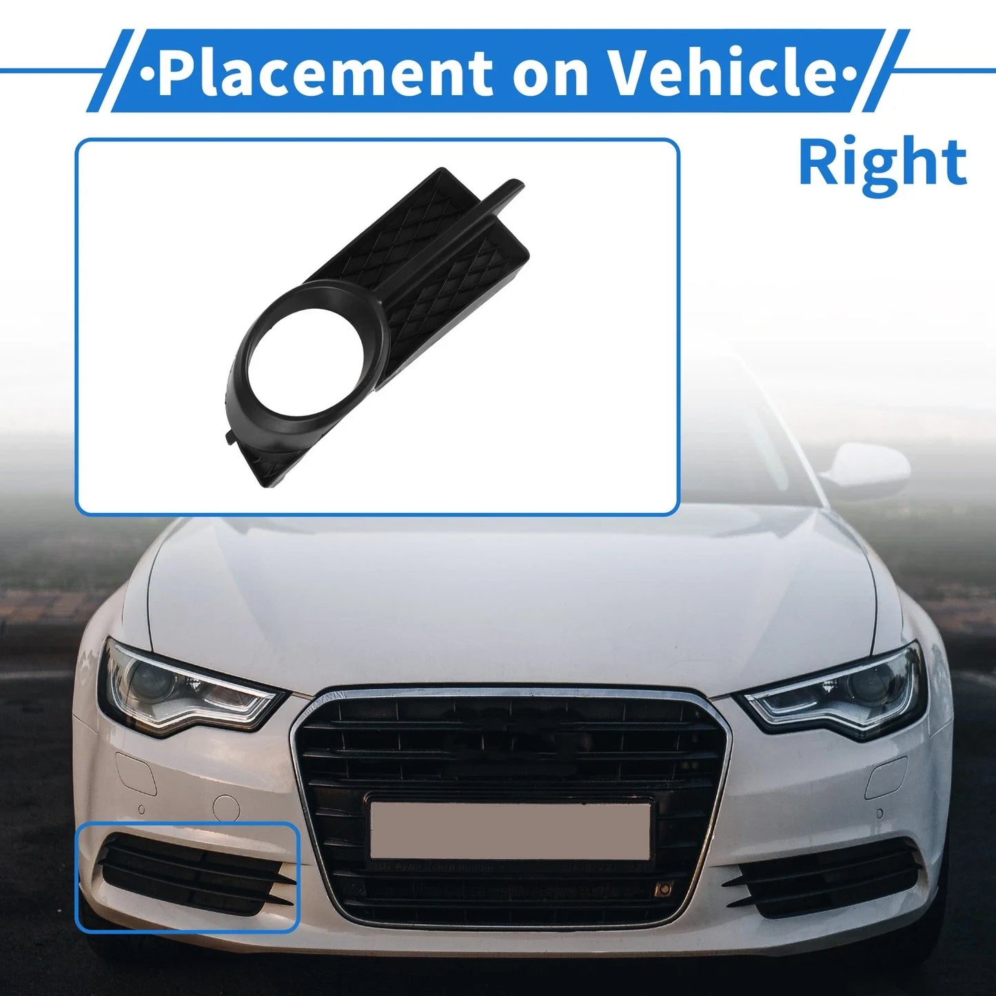 Front Right Fog Light Grill for Chevrolet Aveo (2007-2011) - 1 x Pcs