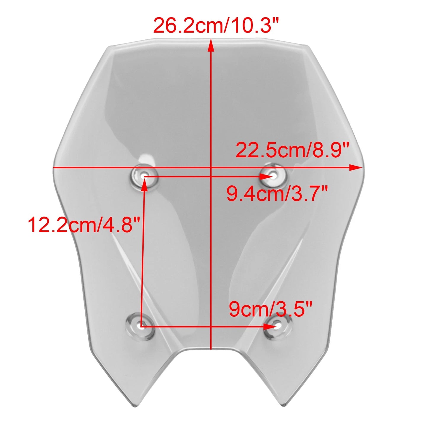 Windbreaker for Kawasaki Z900 (2025–2026) Clear