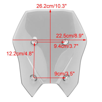 Windbreaker for Kawasaki Z900 (2025–2026) Clear