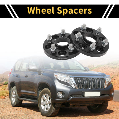 2 Pcs Wheel Spacers 5x100mm 54.1mm M12x1.5 for Toyota Land Cruiser (2003–2007)