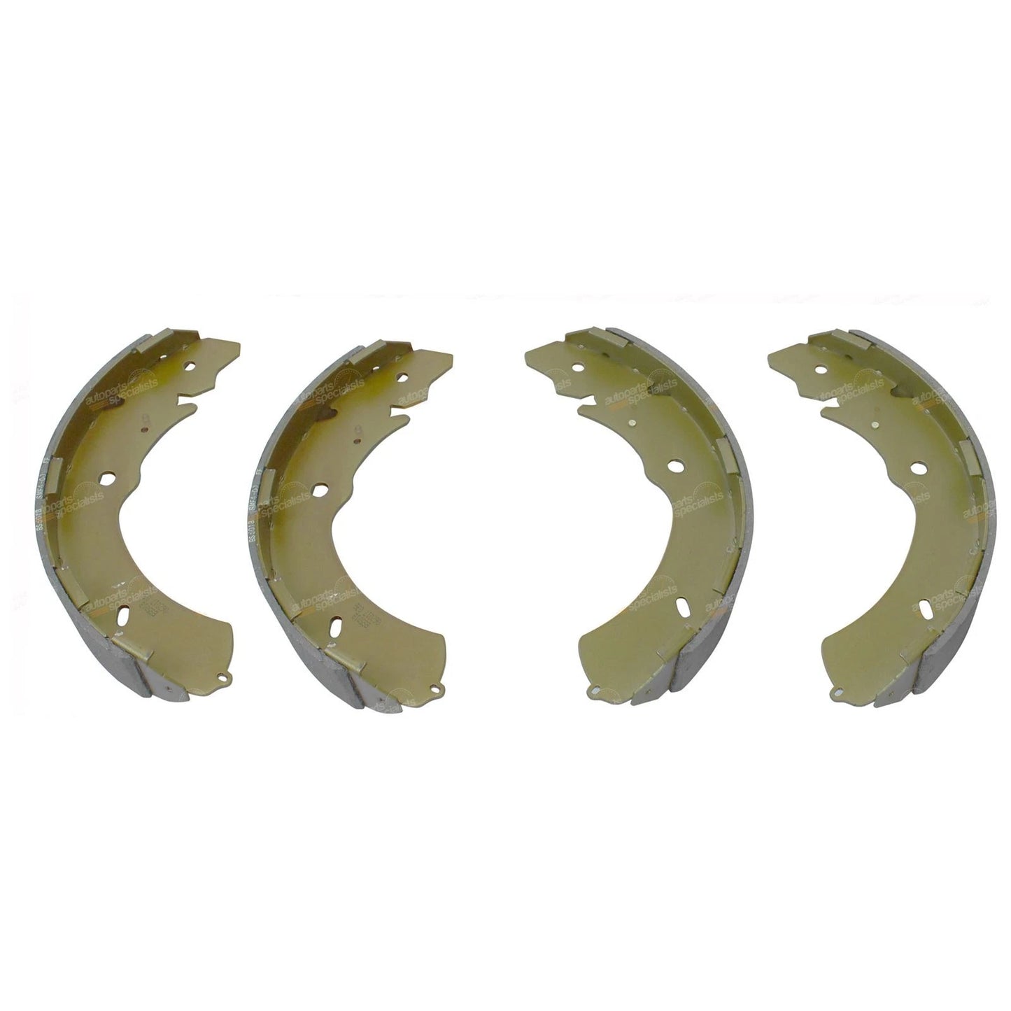 Set of Rear Brake Shoes for Rodeo RA (2003–2008) RWD + 4X4