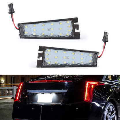 White LED License Plate Lamps  for Cadillac CTS (2003-2019)