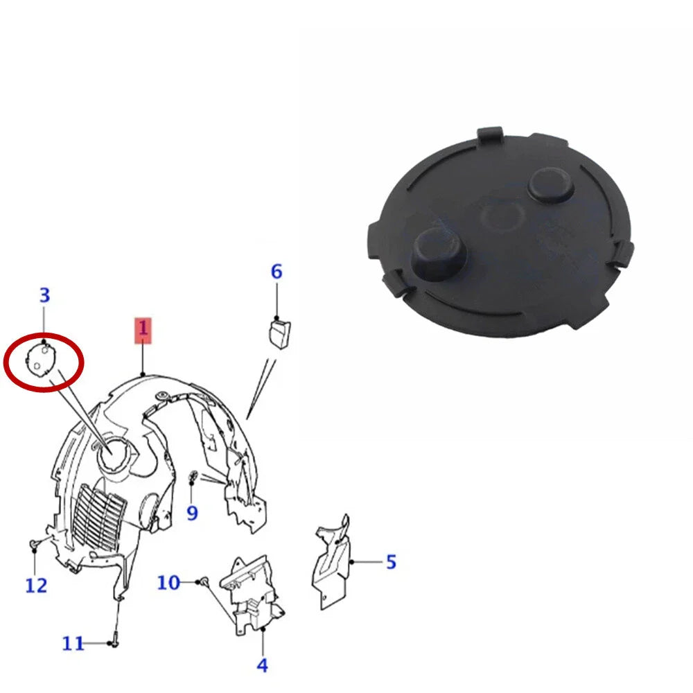 Wheel Housing Liner Cover for Jaguar F-Pace, XEL, XFL (2016-2023)