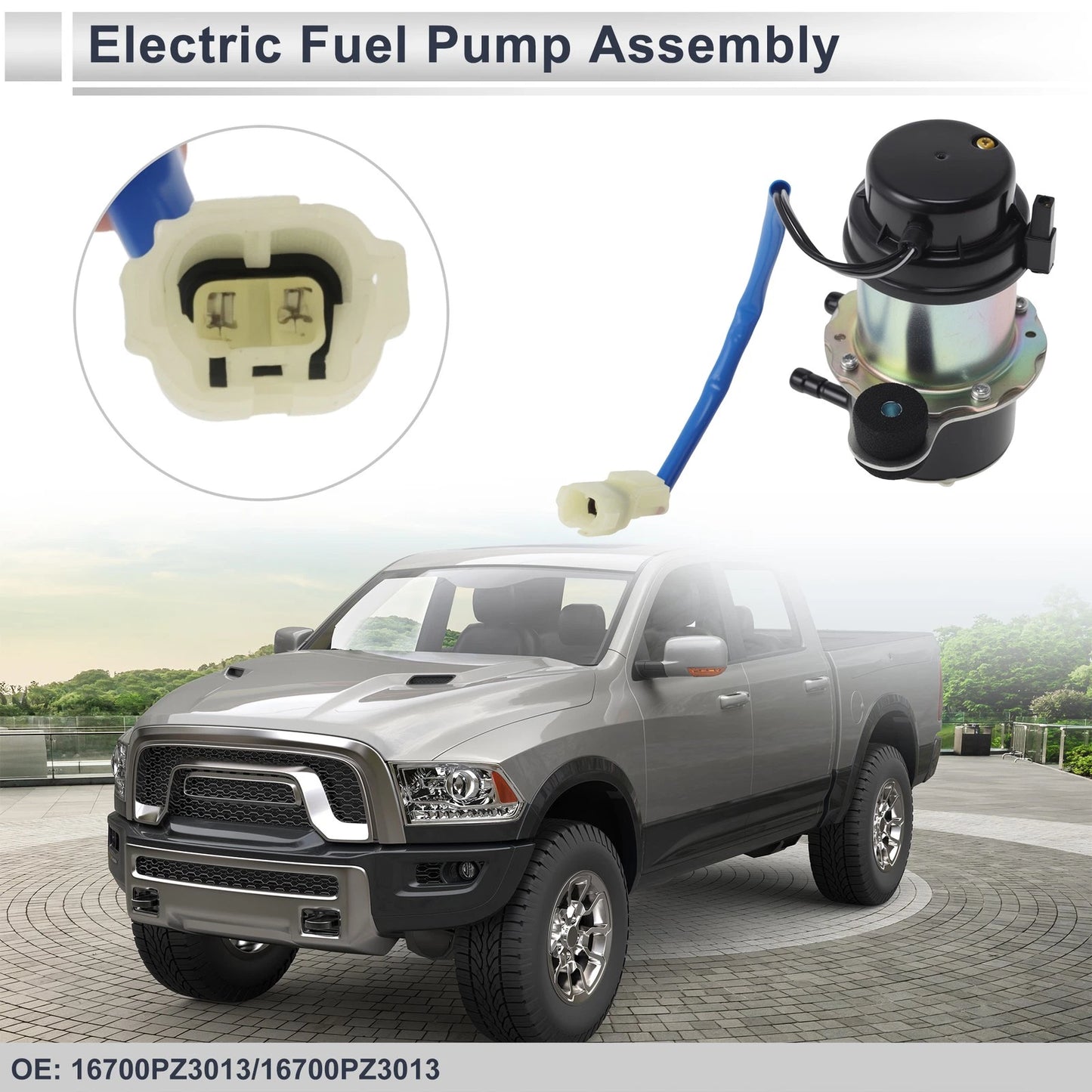 Electric Fuel Pump Assembly for Honda ACTY HA1 HA2 HA3 HA4 (1977–1988) No. 16700PZ3013