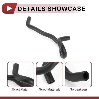 Heater Hose for Honda Accord 2.3L (1998-2002) Rubber Black 1 x Piece