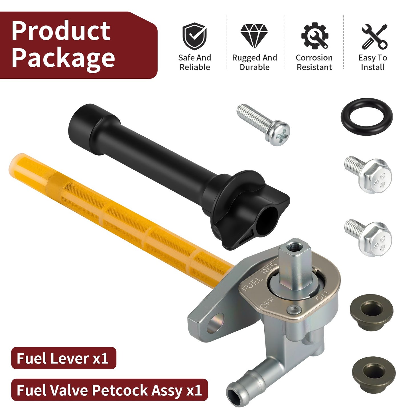 Fuel Valve Petcock Assembly for Honda TRX700XX (2008–2009)