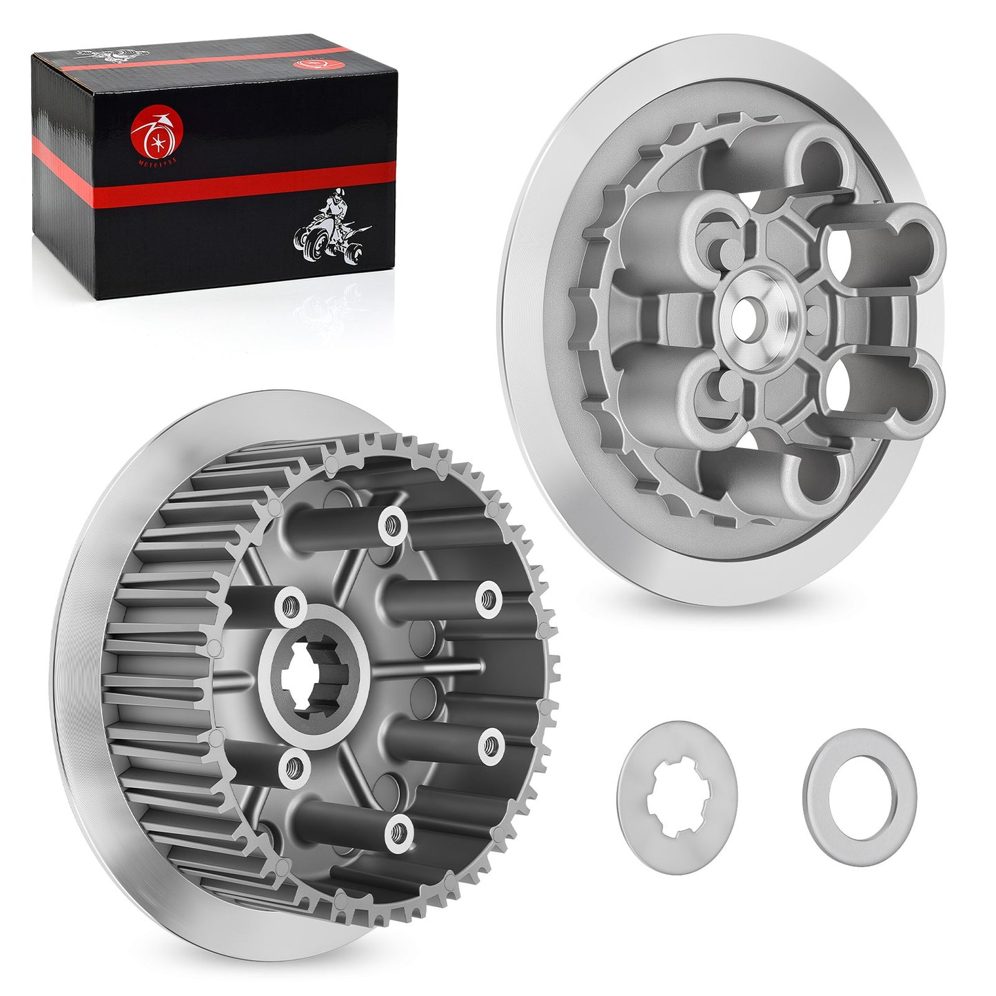 Clutch Pressure Plate Inner Hub & Lock Washer for Suzuki RM250 (1996–2006)