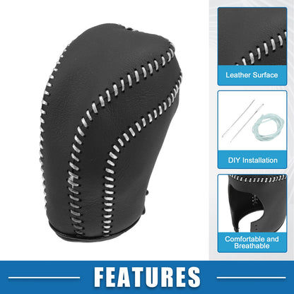 Gear Shifting Knob Cover Trim for Toyota Camry (2018–2023) Black Gray