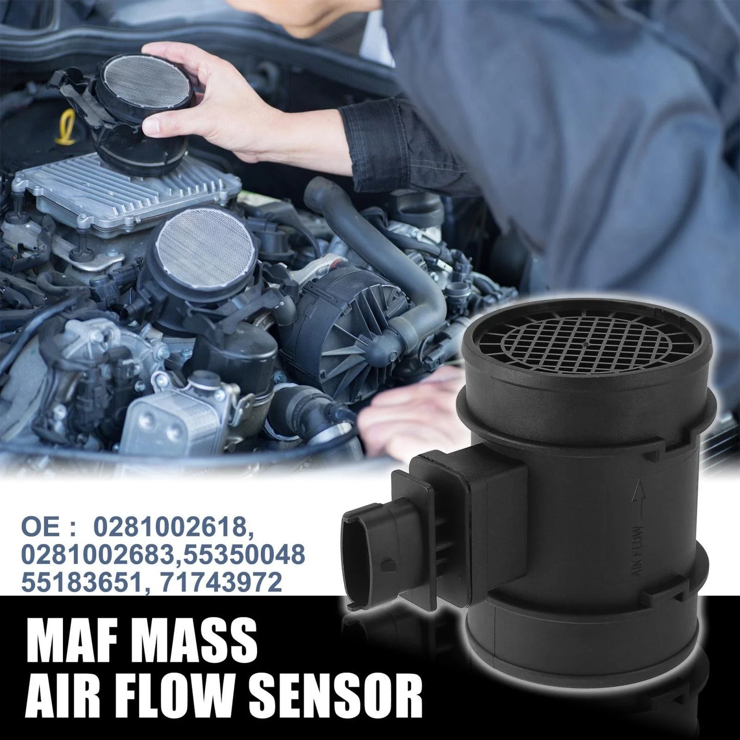 Mass Air Flow Meter Sensor for Chevrolet Captiva (2006-2020)