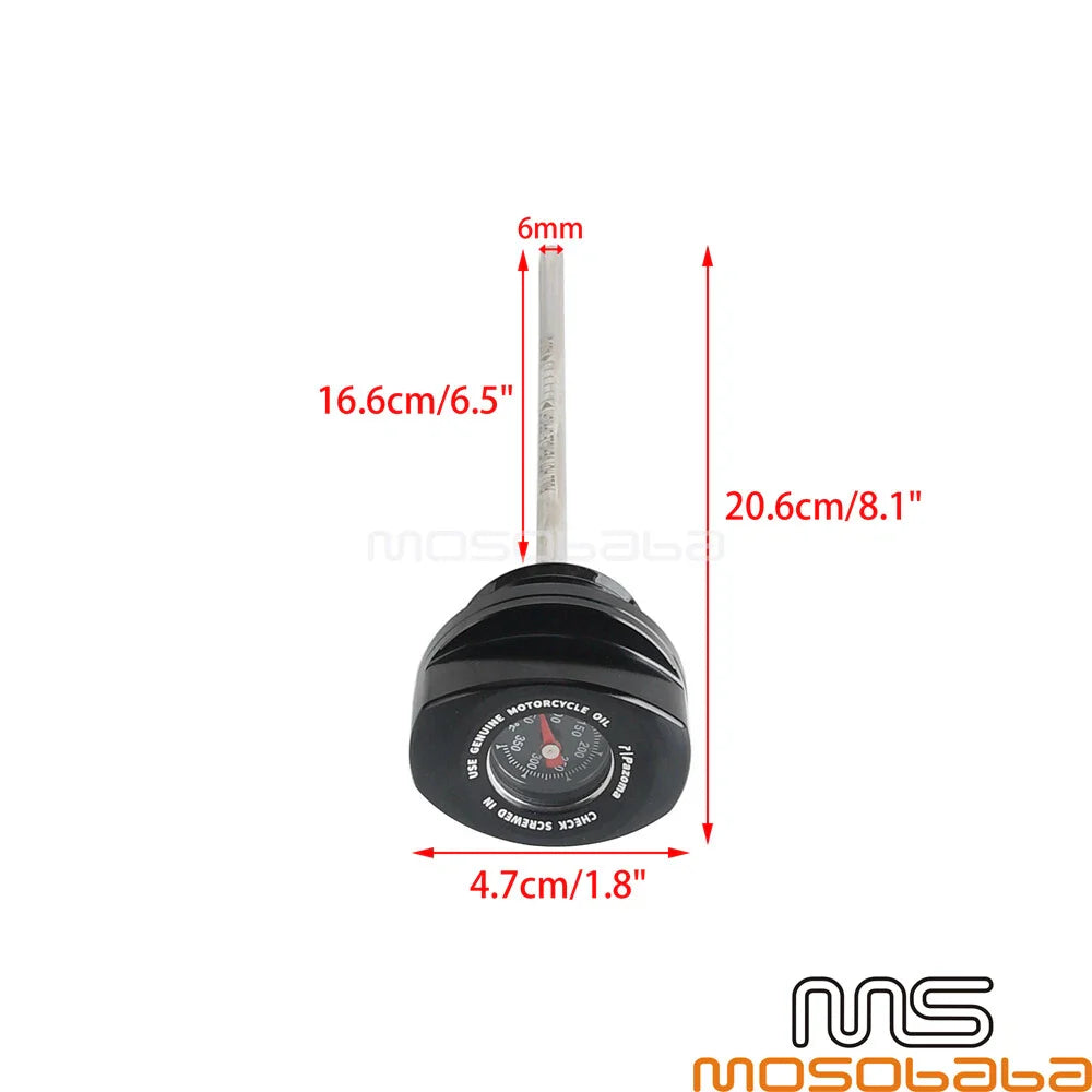 Oil Temperature Dipstick Gauge for Harley Street Glide CVO (2014-2023)
