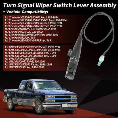 Turn Signal Switch Lever for Chevy GMC C/K 1500 2500 3500 (1990–1999)