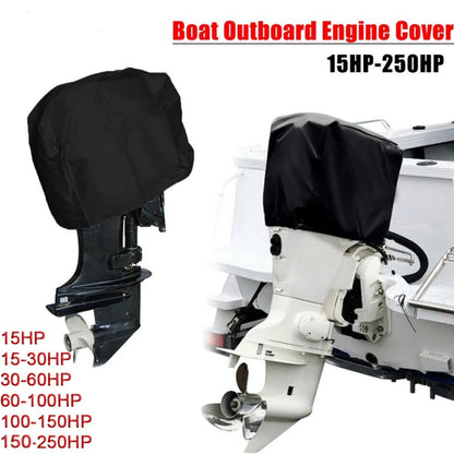 Outboard Motor Engine Storage Cover for Trailerable Boats (15-250 HP)